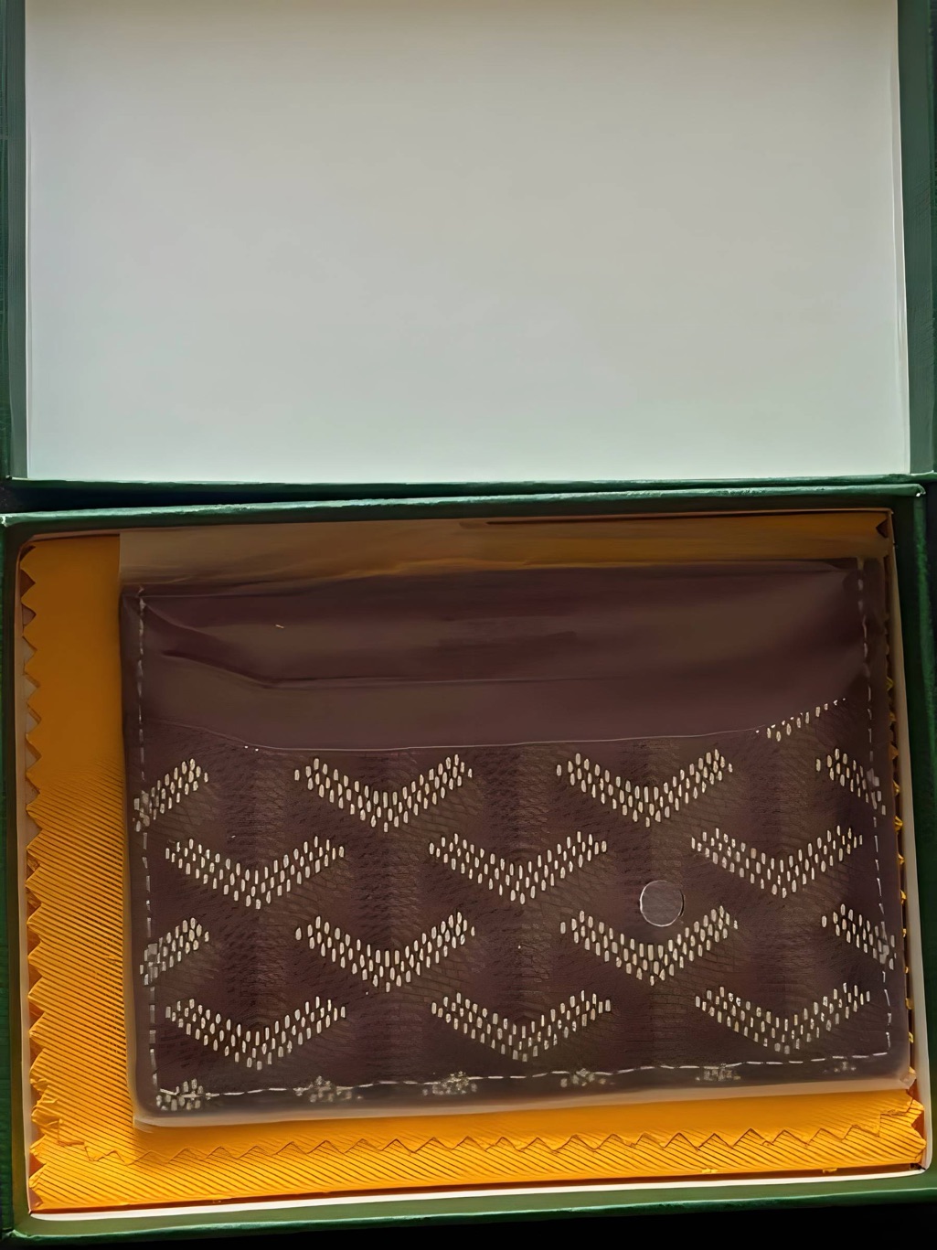 Burgundy Leather Card Holder